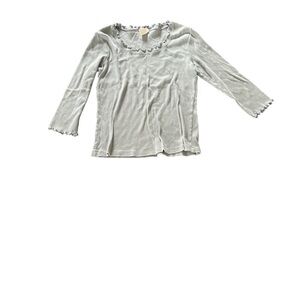 J.Jill 3/4 Sleeve Women’s Small Ruffle Shirt